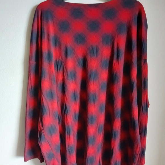 J.Jill Supima Cotton Plaid Tunic 3X - Picture 7 of 9